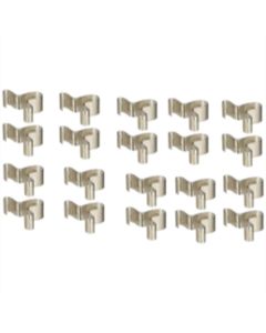VIM Tools 20 Pack 1/4 in. Replacement Clips