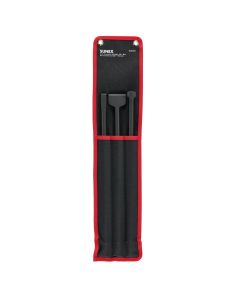 SUNACS3 image(0) - SUNEX Air Hammer Chisel 18 Inch Long-Reach 3 Piece Set in Portable Tool Roll