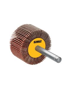 DWTDAFE1P0610 image(0) - DEWALT 3/4-Inch By 3/4-Inch By 1/4-Inch High Performance 60 Grit Flap Wheel