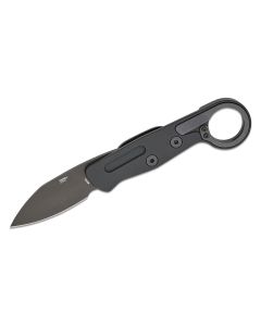 CRK4050K image(2) - CRKT (Columbia River Knife) Provoke EDC D2 Titanium Nitride Plain Blade Folding Knife with Kinematic Aluminum Handle - Black