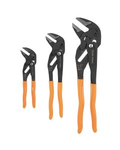 KLED53103KIT image(0) - Klein Tools Compact Plier Wrench Set, 3-Piece