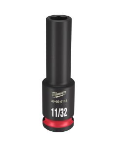 Milwaukee Tool SHOCKWAVE Impact Duty  3/8"Drive 11/32" Deep 6 Point Socket