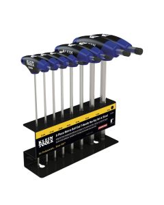 KLEJTH68MB image(2) - Klein Tools Hex Kit Set, Metric, Ball End T-Handle, 6-Inch with Stand, 8-Piece