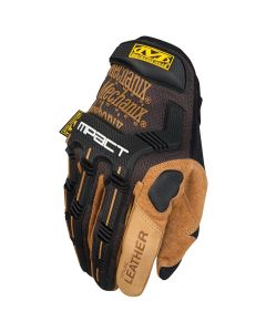 MECLMP-75-010 image(1) - Mechanix Wear Mechanix Wear M-Pact Leather Large 10 Tan/Black