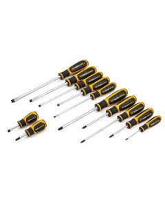 KDT80051H image(1) - GearWrench 12 Piece Phillips/Slotted Dual Material Screwdriver Set