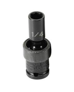 Grey Pneumatic 1/4" Surface Drive x 1/4" Standard Universal Socket