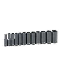 GRE1213D image(1) - Grey Pneumatic 3/8" Drive 12 Piece Deep Set