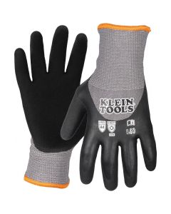 KLE60837 image(0) - Klein Tools Winter Knit Dipped Gloves, Cut Level A1, Touchscreen, X-Large