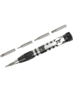 KERTXTOOL image(1) - Kershaw TX Tool Multi-Function Magnetic Bit Driver - Silver/Gray