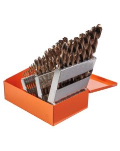 KNK29KK6 image(1) - KnKut KnKut 29 Piece Left Hand Jobber Length Drill Bit Set 1/16"-1/2" by 64ths