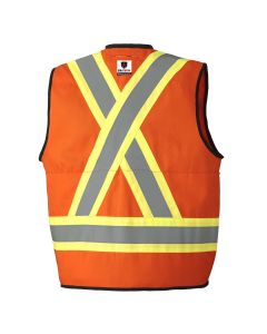 SRWV2540750U-XL image(1) - Pioneer FR Tech ARC Rated Surveyor Safety Vest - Color: Hi-Vis Orange - ANSI/ISEA 107-2020 Class 1 Type O - Size: XL