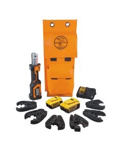 KLEBAT207T144H image(0) - Klein Tools Battery-Operated Cutter/Crimper Kit, 4 Ah