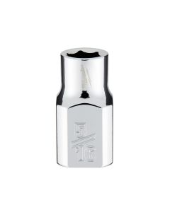 MLW45-34-9061 image(1) - Milwaukee Tool 3/8" Drive 5/16" SAE 6-Point Socket with FOUR FLAT Sides, Vanadium Steel, Chrome