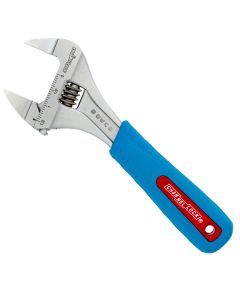 CHA8SWCB image(1) - Channellock 8SWCB 8 Inch CODE BLUE WideAzz Slim Jaw Adjustable Wrench