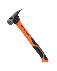 KLEH80918 image(0) - Klein Tools Smooth Face Fiberglass Hammer, 18-Ounce