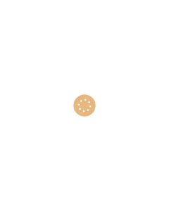 DEWALT 5-Inch 8 Hole 80 Grit Hook And Loop Random Orbit Sandpaper (5-Pack)
