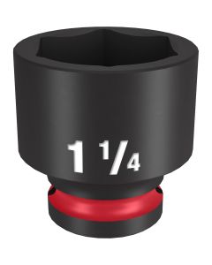 Milwaukee Tool SHOCKWAVE Impact Duty  1/2"Drive 1-1/4" Standard 6 Point Socket