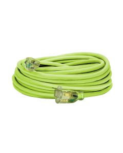 Legacy Manufacturing Flexzilla Pro Extension Cord, 14/3 AWG SJTW, 50', Outdoor, Lighted Plug