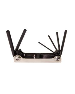 KLE70580 image(0) - Klein Tools Folding Hex Key Set, 6-Key, Metric Sizes