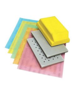 EAGSP19115 image(0) - Eagle Abrasives, Inc. KOVAX Super Assilex SP19115 28-Piece Finishing Starter Kit, 130 mm W x 170 mm L Sheet, Super-Tack Attachment