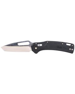 Klein Tools KTO Resurgence Knife, Tanto Blade, Black Handle