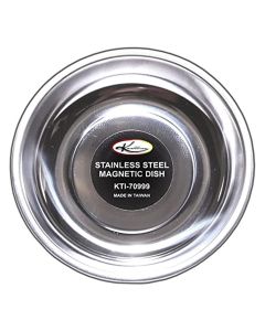 K Tool International Magnetic Dish Parts Tray 5-3/4 Inches Stainless Steel