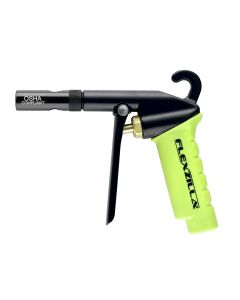LEGAG1502FZ image(2) - Legacy Manufacturing Flexzilla X1 Blow Gun with Xtreme-Flo Safety Nozzle, ZillaGreen