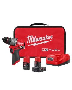 MLW3404-22 image(2) - Milwaukee Tool M12 FUEL 1/2" Hammer Drill/Driver Kit
