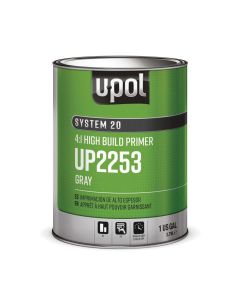 U Pol Products SYSTEM 20 National Rule 4:1 High Build Primer - 1 Gallon Tin - Gray