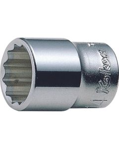 KKN3405A-13-32 image(0) - Ko-ken USA 3405A-13/32 3/8 Sq. Dr. Socket 13/32 12 point Length 26mm