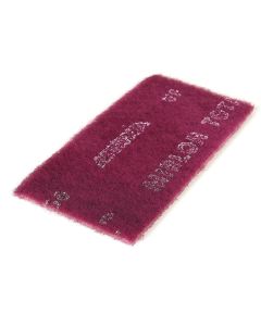 MRK18118447 image(0) - Mirka Abrasives Mirlon Total 18-118-447 18 Series Non-Woven Scuff Pad, 4-1/2 in W x 9 in L, 360 Grit