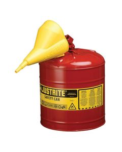 JUS7150110 image(1) - Justrite Mfg. Co. 5Gal/19L Safety Can Red w/Fnl