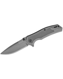 KER8310X image(3) - Kershaw Fringe Assisted Open Frame Lock Drop Point Blade EDC Folding Pocket Knife - Gray