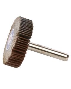Forney Industries Forney 71692 Flap Wheel, Shank Mounted, 1-1/2 in x 1/2 in, Grit: 80