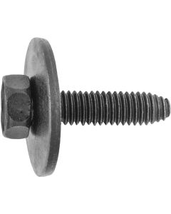 AUVECO 12066 Hex Head Sems CA Point Body Bolt, M6 x 1 mm x 24 mm L x 10 mm Across Flats, Phosphate