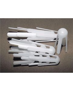 CSU431017 image(1) - Chaos Safety Supplies White Plastic Finger Splint Assortment (Pack of 12