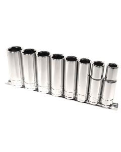 KTI23200 image(1) - K Tool International 8-PIECE 1/2 " DR 6-PT SAE DEEP