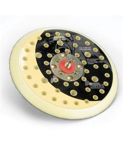 Mirka Abrasives 916GV Grip Faced Vacuum Back-Up Pad, 6 in Dia, Hook and Loop Attachment