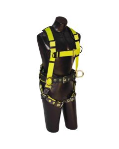 SRW812400-A image(0) - FALL SAFE Safety Harness - IRONMAN LITE Series - Construction-Style Positioning  - Back / Side, Quick Connect, Tongue Buckle  - Size: XL