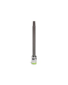 GETHAS18L image(0) - Grip Edge Tools 3/16" 1/4" Dr Long RPT Hex bit socket