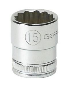 GearWrench 1/4 Inch Drive 12 Point Standard Metric Socket 6mm