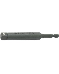 KKN112-100B image(0) - Ko-ken USA 112-100B 1/4 Hex Dr. Adaptor 3/8 Square Length 100mm Ball type