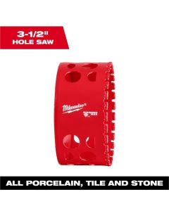 MLW49-56-5678 image(0) - Milwaukee Tool 3-1/2 Inch Diamond Max Hole Saw