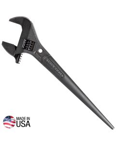 KLE3227 image(0) - Klein Tools Adjustable Spud Wrench, 10-Inch, 1-7/16-Inch, Tether Hole