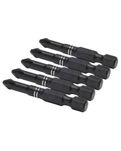 TIT16075 image(1) - TITAN 5-PC. 2" PHILLIPS PH2 IMPACT BIT