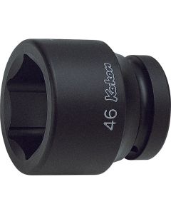 KKN18400A-15-16 image(0) - Ko-ken USA 18400A-15/16 1 Sq. Dr. Socket 15/16 6 point Length 57mm