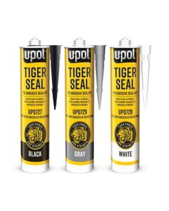 U Pol Products TIGER SEAL UP0728 Seam Sealer, 310 mL Cartridge, Solid, White, 24 hr Curing