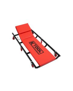 KTI74961 image(1) - K Tool International Creeper 40 Inch Metal Frame Adjustable Headrest