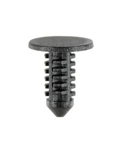 AVCAP14021 image(0) - AUVECO AP14021 Single Head Type 1 Fascia Retainer, 7/16 in Dia Bottom Head x 7/32 in Dia Stem, Nylon, Black