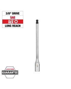 MLW45-34-1094 image(0) - Milwaukee Tool 3/8 Inch Drive 1/4 Inch Long Ball End Hex Bit Socket